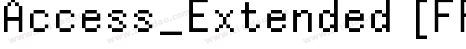 Access_Extended [FFF]字体转换